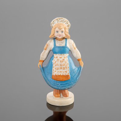 купить Кукла-болванчик "Золушка" (танцующая), пластик, роспись, СССР, 1950-1960 гг.