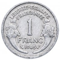 купить Франция 1 франк 1944- 1959 гг.