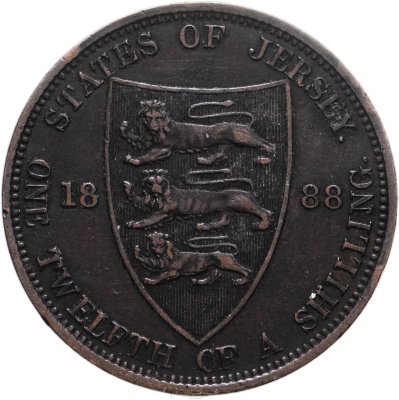 купить Джерси 1/12 шиллинга 1888