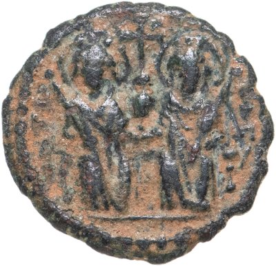 купить Византийская империя, Юстин II, 565-578 годы, 1/4 фоллисa (Декануммии)