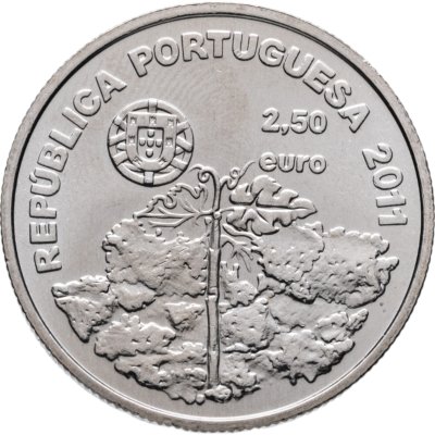купить Португалия 2.5 евро (euro) 2011 Винодельческий ландшафт острова Пику