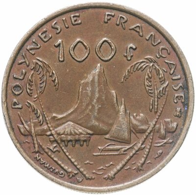 купить Французская Полинезия 100 франков (francs) 1999