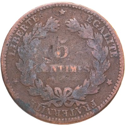 купить Франция 5 сантимов 1871 "A"