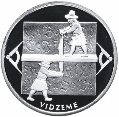 купить Латвия 1 лат (lats) 2004 Латвия. Время и ценности - Видземе