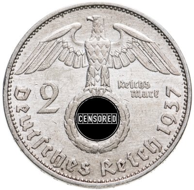 купить Германия (Третий Рейх) 2 рейхсмарки 1937