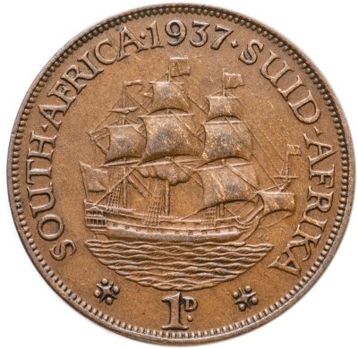 купить ЮАР 1 пенни (penny) 1937