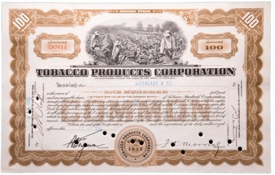 купить Акция США TOBACCO PRODUCTS CORPORATION, 1931г.