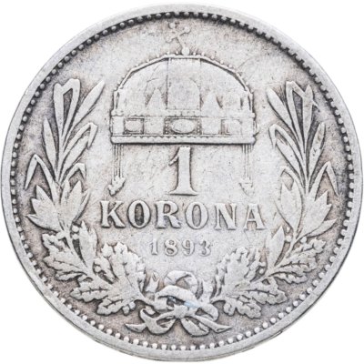 купить Венгрия 1 крона (korona) 1893