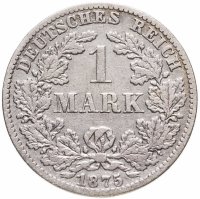 купить Германия 1 марка 1875 B знак монетного двора: "B" - Ганновер