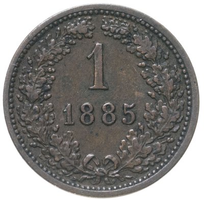 купить Австрия 1 крейцер (kreuzer) 1885
