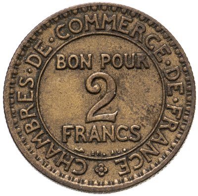 купить Франция 2 франка (francs) 1924