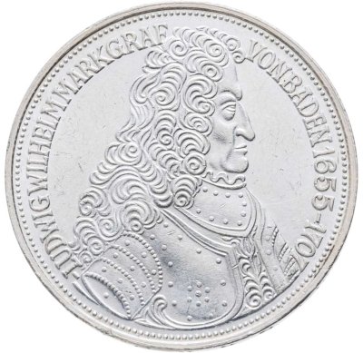 купить Германия 5 марок 1955 "300 лет со дня рождения Людвига фон Бадена"