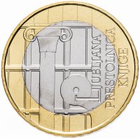 купить Словения 3 евро 2010 Любляна - Всемирная столица книги