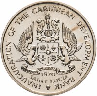 купить Сент-Люсия 4 доллара (dollars) 1970 FAO (ФАО)