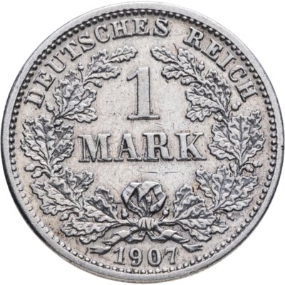 купить Германия 1 марка 1907 Знак монетного двора: "D" - Мюнхен