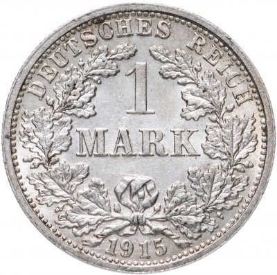 купить Германия 1 марка 1915 F знак монетного двора: "F" - Штутгарт