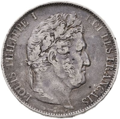 купить Франция 5 франков 1844 Луи-Филипп