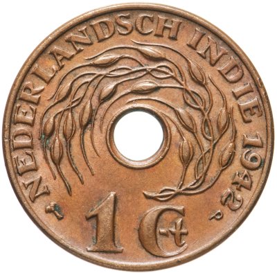 купить Голландская Ост-Индия 1 цент (cent) 1942