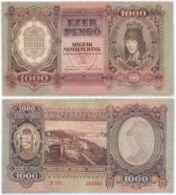 купить Венгрия 1000 пенге 1943 (Pick 116)