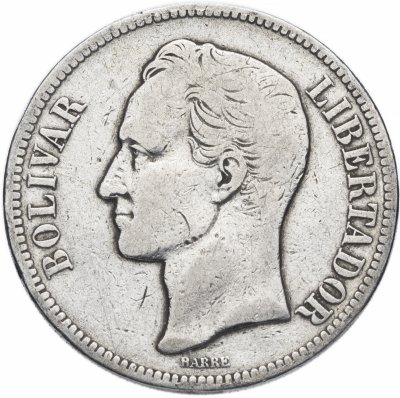 купить Венесуэла 5 боливаров 1902