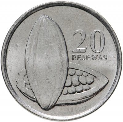 купить Гана 20 песев (pesewas) 2007-2016, случайная дата