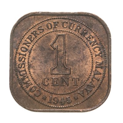 купить Малайя 1 цент (cent) 1945