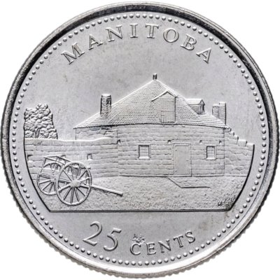 купить Канада 25 центов (cents) 1992 "Манитоба"