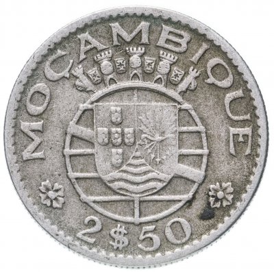 купить Мозамбик 2,5 эскудо (escudos) 1965