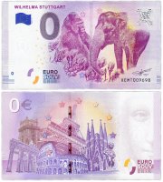 купить 0 евро (euro) «Ботанический сад с зоопарком "Вильгельма", Штутгарт» 2018 2-серия (NEW)