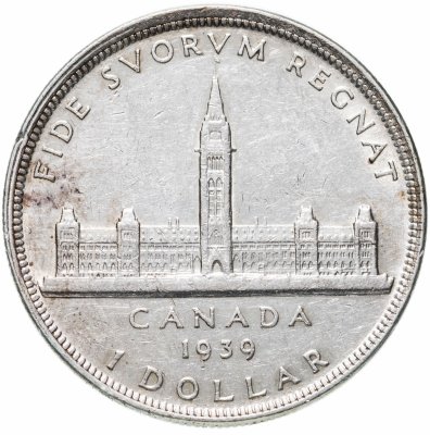 купить Канада 1 доллар (dollar) 1939 "Королевский визит в Оттаву"