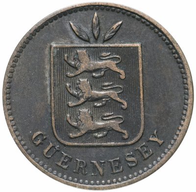 купить Гернси 4 дубля (doubles) 1902