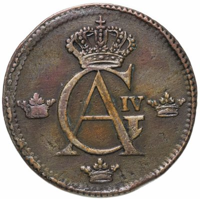 купить Швеция 1/2 скиллинга 1803