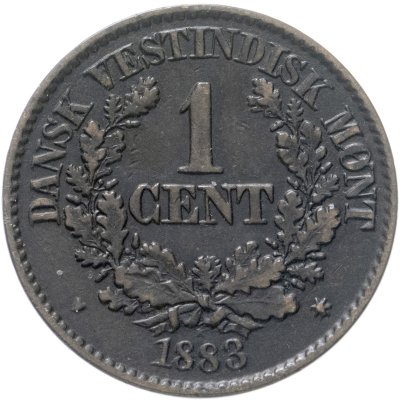 купить Датская Вест-Индия 1 цент 1883