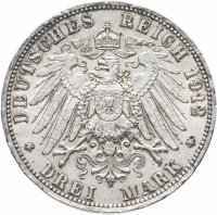 Купить Германия (Империя) 3 марки (mark) 1912 A Пруссия