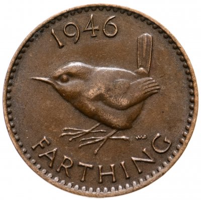 купить Великобритания 1 фартинг (farthing) 1946