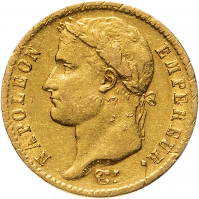 купить Франция 20 франков (francs) 1811, наполеондор, с портретом Наполеона I Бонапарта