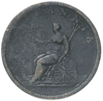 купить Великобритания 1/2 пенни (penny) 1806 Георг III