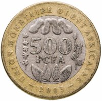 купить Западная Африка (BCEAO) 500 франков (francs) 2003-2010, случайная дата