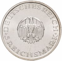 купить Германия 5 рейхсмарок 1929 F 200 лет со дня рождения Готхольда Лессинга