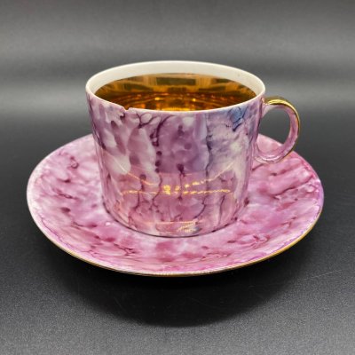 купить Кофейная пара, фарфор, золочение, люстр, Jarolina, Польша, 1970-1990 гг.