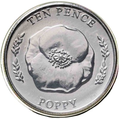 купить Джерси 10 пенсов (pence) 2022 "Полевые цветы - Мак" в коинкарте