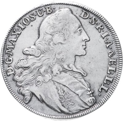 купить Бавария (Германия) 1 талер 1770 Максимилиан III