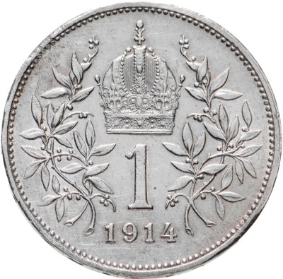 купить Австрия 1 крона (crown) 1914