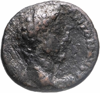 купить Римская империя, Марк Аврелий, 161-180 годы, асс (реверс: богиня стоит влево, в руках патера и скипетр)