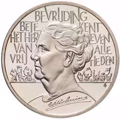 купить Нидерланды 2 1/2 экю 1995 Королева Вильгельмина