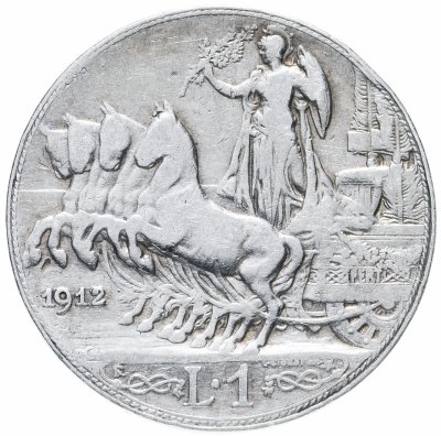 купить Италия 1 лира 1912