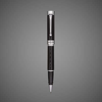 купить Ручка-роллер Aurora Edo Black CT, в подарочной коробке, Лаки и смолы: смола, хром, 2026 г.