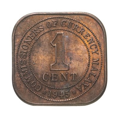 купить Малайя 1 цент (cent) 1945