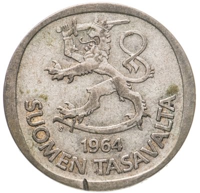 купить Финляндия 1 марка (markka) 1964 S