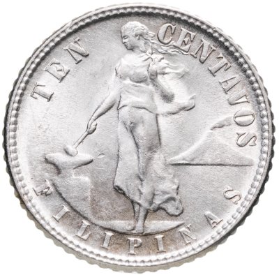 купить Филиппины 10 сентаво (centavos) 1944